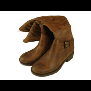 Womens Limelight Madison Equestrian Brown Slouch Riding Boots sz 6.5M
